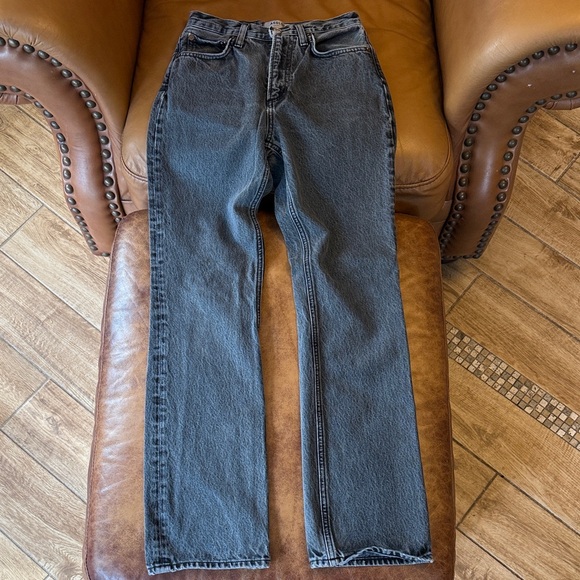 AGOLDE's Vintage High Rise Boot Jeans Sz 24 Percolate - Picture 2 of 8